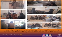 بازدید مدیریتی از مرکز خدمات جامع سلامت جغدان و خانه‌های بهداشت تابعه